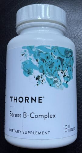 Thorne Stress B-Complex- 60 Capsules- New Sealed Bottle Exp 12/26