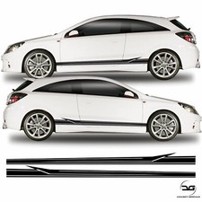 Arrow Side Racing Stripes For Vauxhall Astra H VXR Mk5I Vinyl Sticker Graphics
