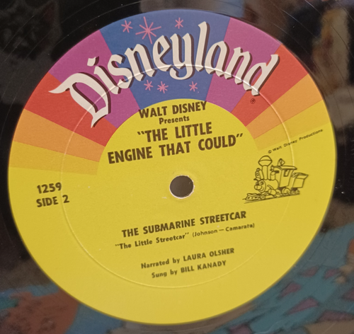 The Little Engine That Could LP Disneyland 1259 - VG+ / VG+ - Picture 6 of 6