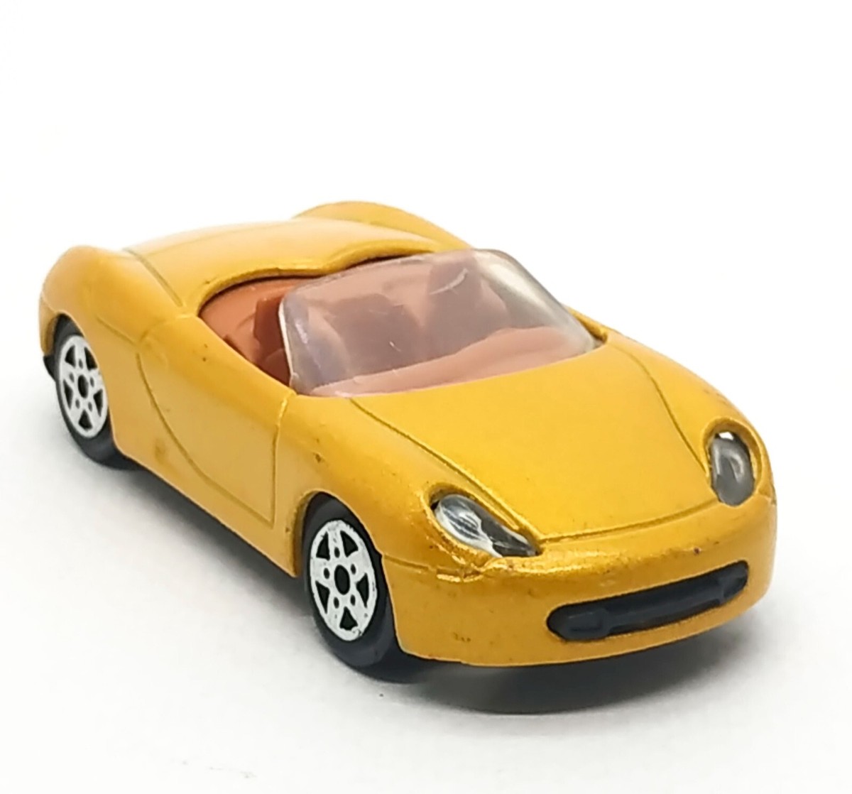 Majorette Porsche Boxster Metallic Gold / Brown Interior 1:60 (3
