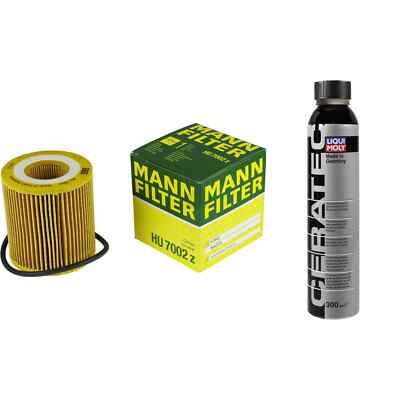 MANN-FILTER ÖLFILTER HU 7002 z + LIQUI MOLY Cera Tec 3721