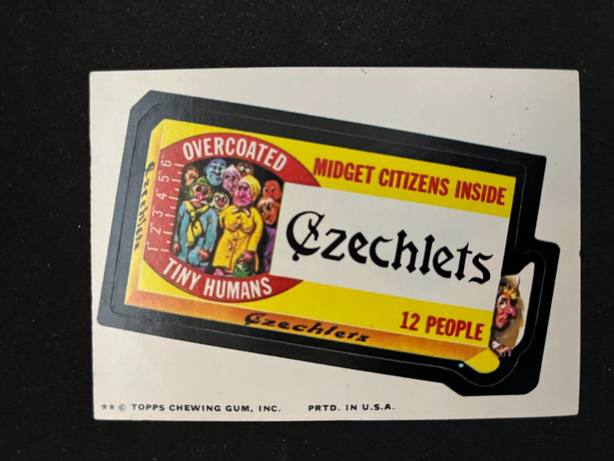 たけタケ 1974 Topps Wacky Packages Series #9 Tan Back Czechlets Ex | eBay