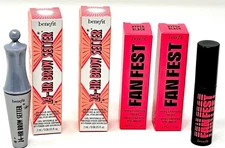 Benefit Cosmetics 24HR Brow Setter Eyebrow Gel 2 & 2 Fan Fest Mascara Travel NEW