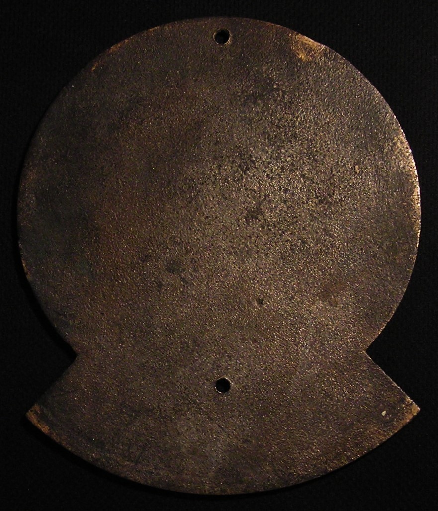 RARE ANTIQUE WILLIAM BARKER COLLARS & CUFFS ADVERTISING DOG PLAQUE SIGN TROY NY