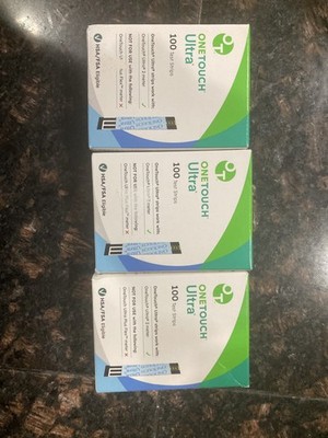 100 OneTouch ULTRA TEST STRIPS exp 03-31-2027