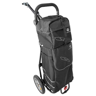 M-Wave Stalwart Shop 2 Bike Trailer with Detachable Bag & Trolley Conversion