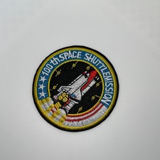 NASA 100th Space Shuttle Mission Small Embroidered Iron-on Patch