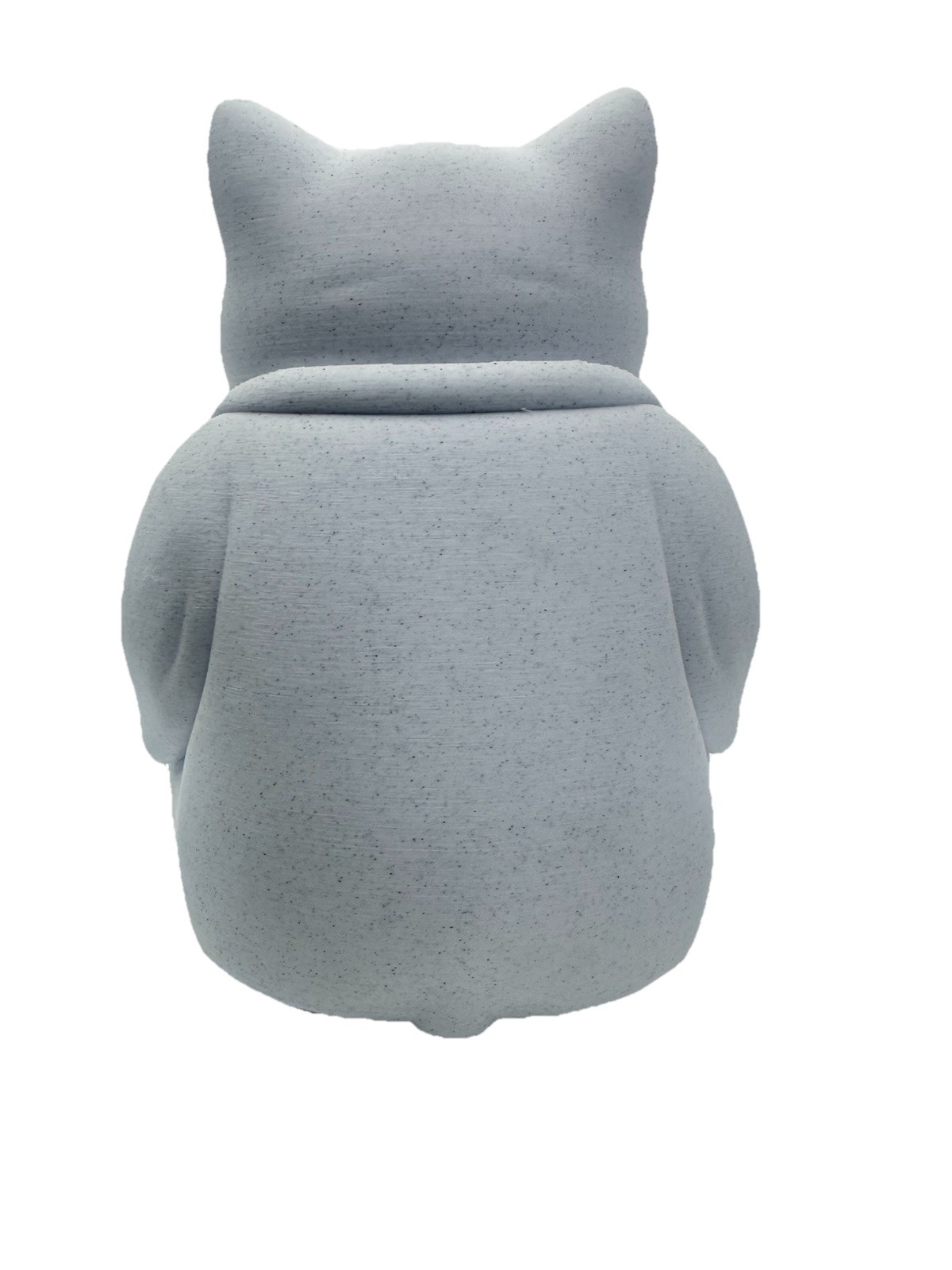 Buddha 6” Chunky Fat Statue Meditating Zen Cat Figurine Cat Garden Desk Decor