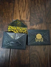 Greedy Gold & Skeletal Silver 666- Cold Foil Playing Cards Collector Brick