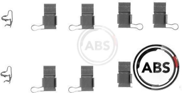 A.B.S. 1193Q ZubehöRsatz FüR Scheibenbremsbelag ZubehöRsatz Bremsbelag-image
