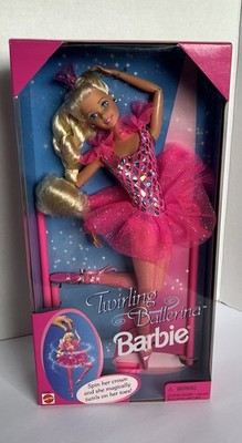 New NRFB Sealed Vtg 1995 Twirling Ballerina Barbie Doll Mattel