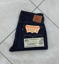 LVC Levi's Vintage Clothing 1954 38x32 501Z XX BigE Selvedge Jeans RAW DENIM