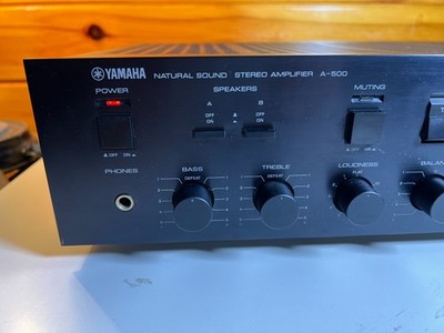 Vintage 1980s 80s Yamaha A-500 Natural Sound Stereo Amplifier