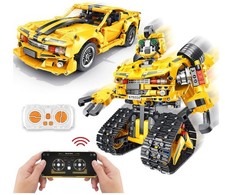 2-in-1 Robot Building Kit Remote  App Control STEM Toys Set   New in Box