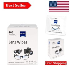 GentleClean Pre-Moistened Lens Wipes 200 Count, Travel-Friendly