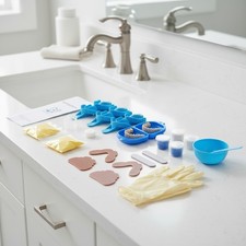 DIY Denture Kit with Impression 2 Sets of False Teeth Small