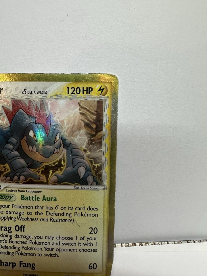 Pokémon TCG Feraligatr EX Dragon Frontiers Holo Rare Card 2/101 Delta ...