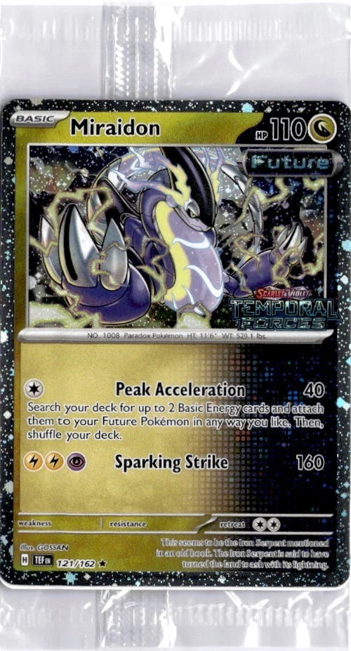 miraidon future pokemon card value Amazon.com: Pokemon Trading Card Game, 4 Pack Steam Siege Booster Pack :  Toys & Games