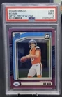 2024 Panini Donruss Optic Preview Pink Prizm Bo Nix PSA 9 MINT Rookie RC