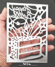 Birthday Cake Metal Cutting Die Scrapbooking Craft Supplies Card Making