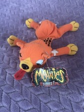 Meanies Series 1 Splat The Road Kill Kat Beanie Plush Cat w/ tag Vintage 1997