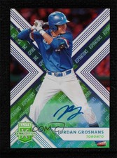 2018 Elite Extra Edition Aspirations Tie-Dye 4/10 Jordan Groshans #11 Auto tj1
