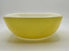 Vintage Pyrex 410 12oz Yellow Square Bowl – Mid-Century Kitchen Classic