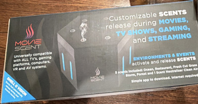 Movie Scent Electric Diffuser & Atomizer, Customizable Scents, App Controlled