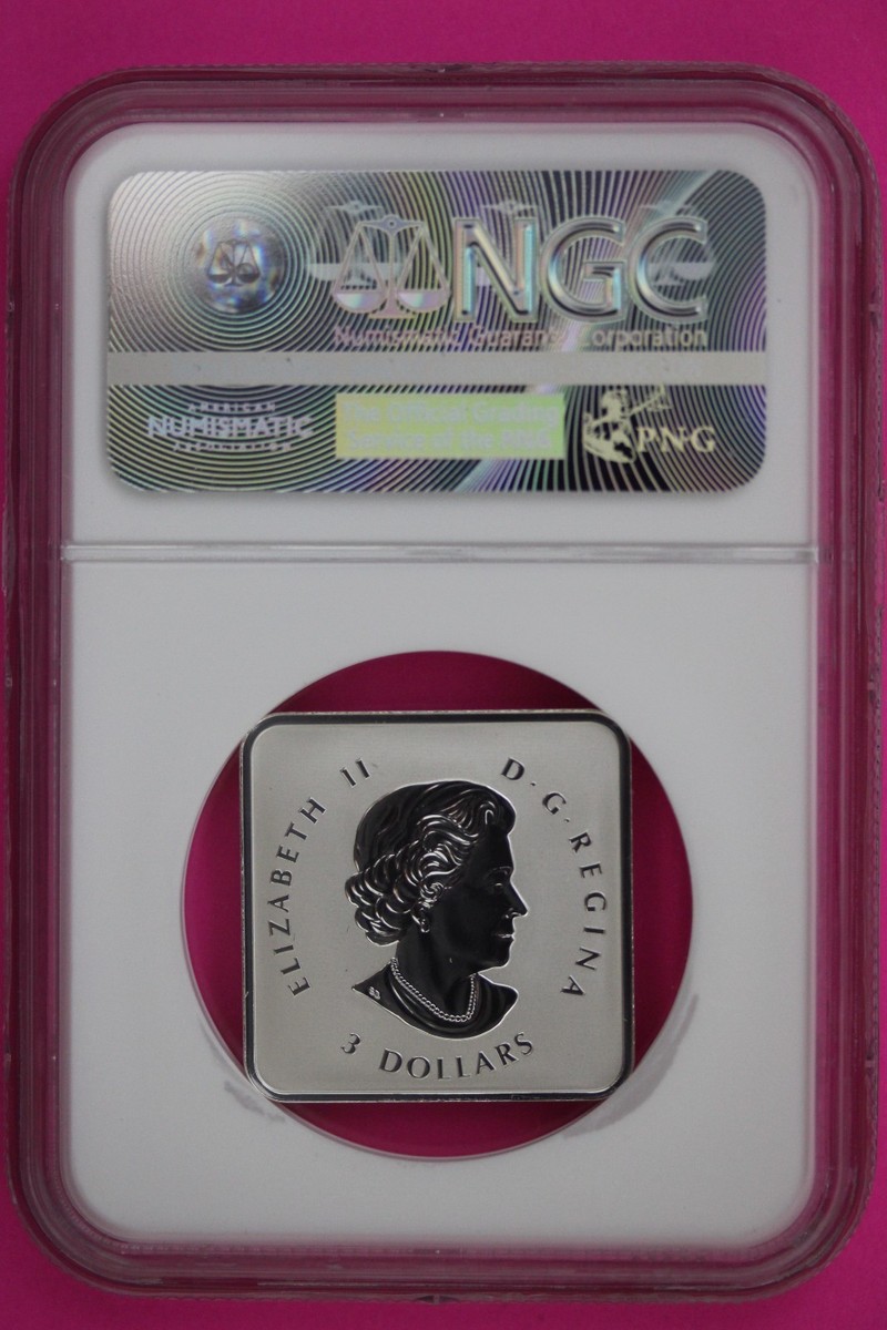 2017 PF 69 Canada Maple Leaf Quartet Lower Right 1/4 OZ Silver NGC