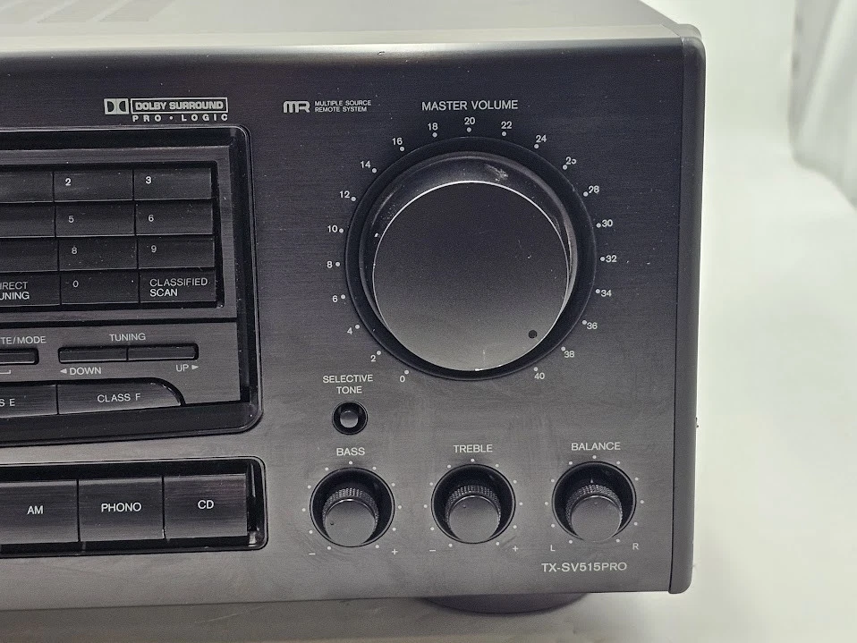 Onkyo TX-SV515PRO Stereo Receiver - Working, Cosmetic Wear - Image 4 of 4