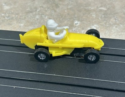 SCS Hobbies 3D Vintage Midget Sprint Car JAG Slimline Ho Slot Car Body Yellow