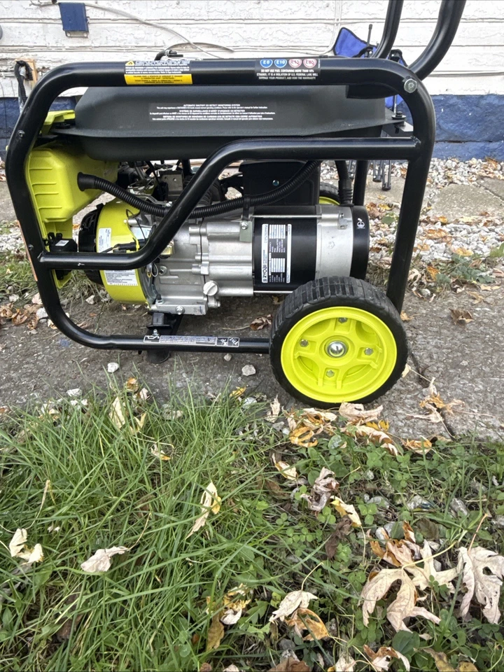 Generador portátil RYOBI 3600 arranque de retroceso alimentado por gasolina con apagado de CO Foto 4 de 4