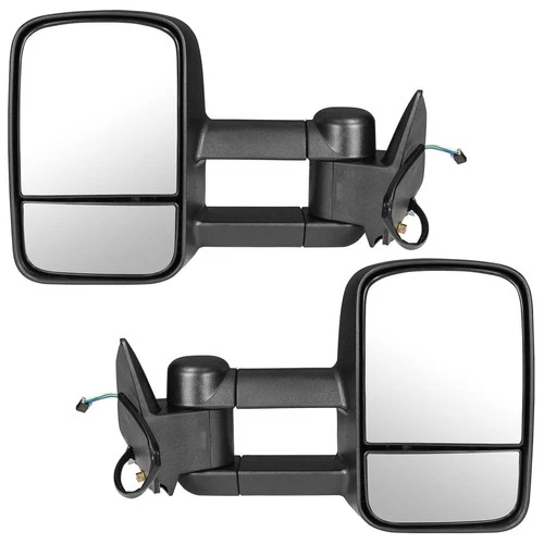 Tow Mirror Power Pair Set of 2 for Chevy GMC C/K Pickup Truck SUV New