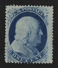 CKStamps: US Stamps Collection Scott#24 1c Franklin Unused NG
