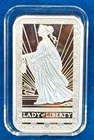 PAMP 1 Oz  .999 Silver Lady Liberty Bar In Capsule