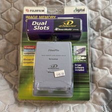 Fuji FujiFilm USB XD Picture Image Dual Slot Memory Card Reader - Model DPC-R1