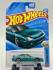 Hot Wheels Factory Fresh '98 Honda Prelude 1:64 Green W/Case