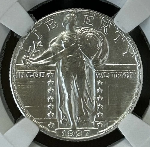 1927 25C Standing Liberty Quarter BU Frosty ~ 26249