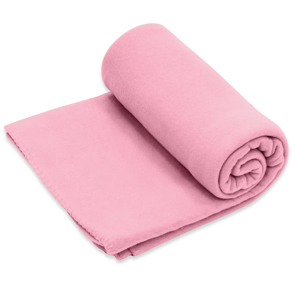 clever pick Fleecedecke - altrosa - 130x160 cm - Bild 3 von 3