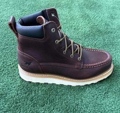 Red Wing Irish Setter Ashby Moc Toe Brown Soft Toe Boot Mens Size