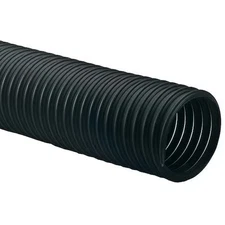 Flexaust Co 8901080025 Ducting Hose, 25 Ft L, Black