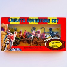 TIMPO Knights Adventure Set Vintage Figuren zerlegbar Ritter Mittelalter