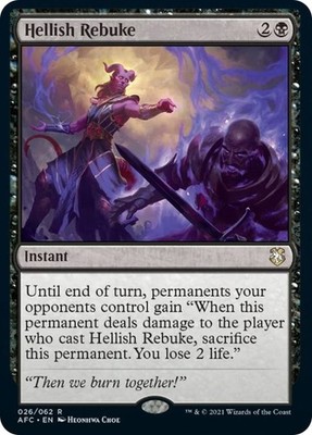 Hellish Rebuke - MP MTG Commander: Adventures in the Forgotten Realms