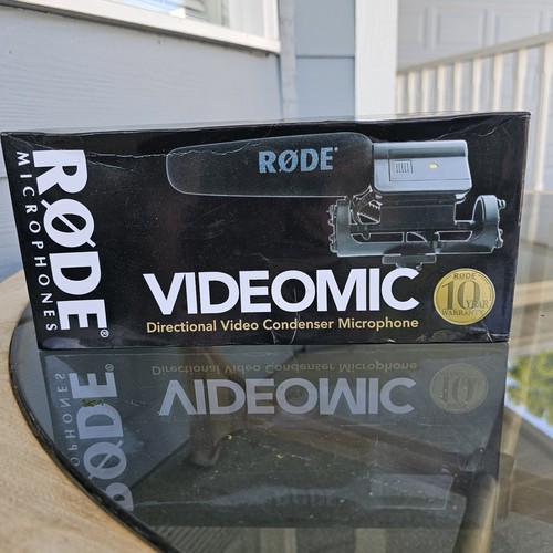 Microphone à condensateur vidéo directionnel RODE VideoMic avec boîte, notice - Photo 2 sur 5