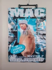 Vintage 1998 Mac Shell Shocked No Limit Records Promo Poster HipHop Rap Rare