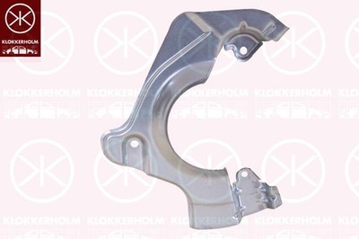 Vorderachse rechts KLOKKERHOLM 5025378 Spritzblech, Bremsscheibe für ALFA ROMEO,