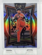 Tomoyuki Sugano Rookie 2025 Panini Select Silver Holo Prizm Concourse Level #92