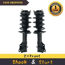 Complete Shock Strut Spring Assembly Front Kit Pair Set of 2 for Civic Coupe New
