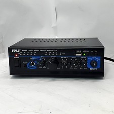 Pyle PTAU45 2CH Stereo Power Amplifier Home Audio Receiver Amp - Used