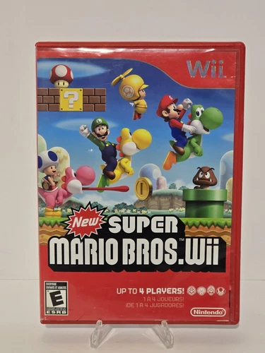New Super Mario Bros. Wii (Nintendo Wii) Game & Case Tested